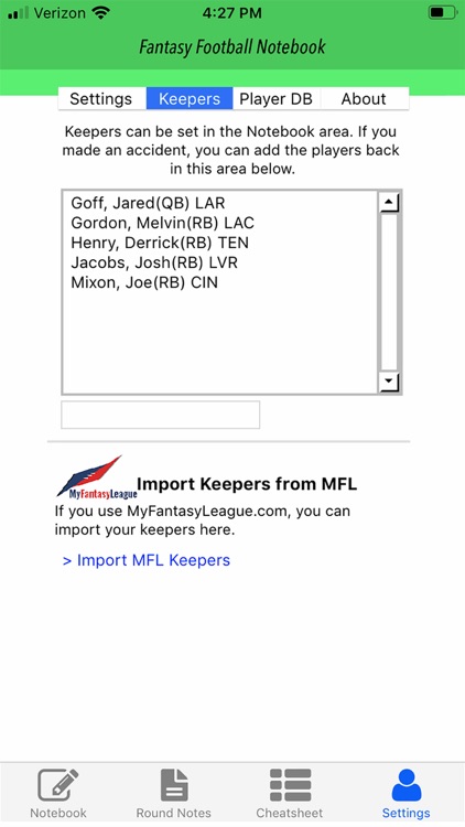 Fantasy Football Notebook 2020 screenshot-7