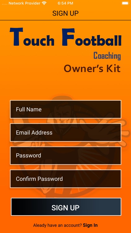 Touch Football Coaching Owners