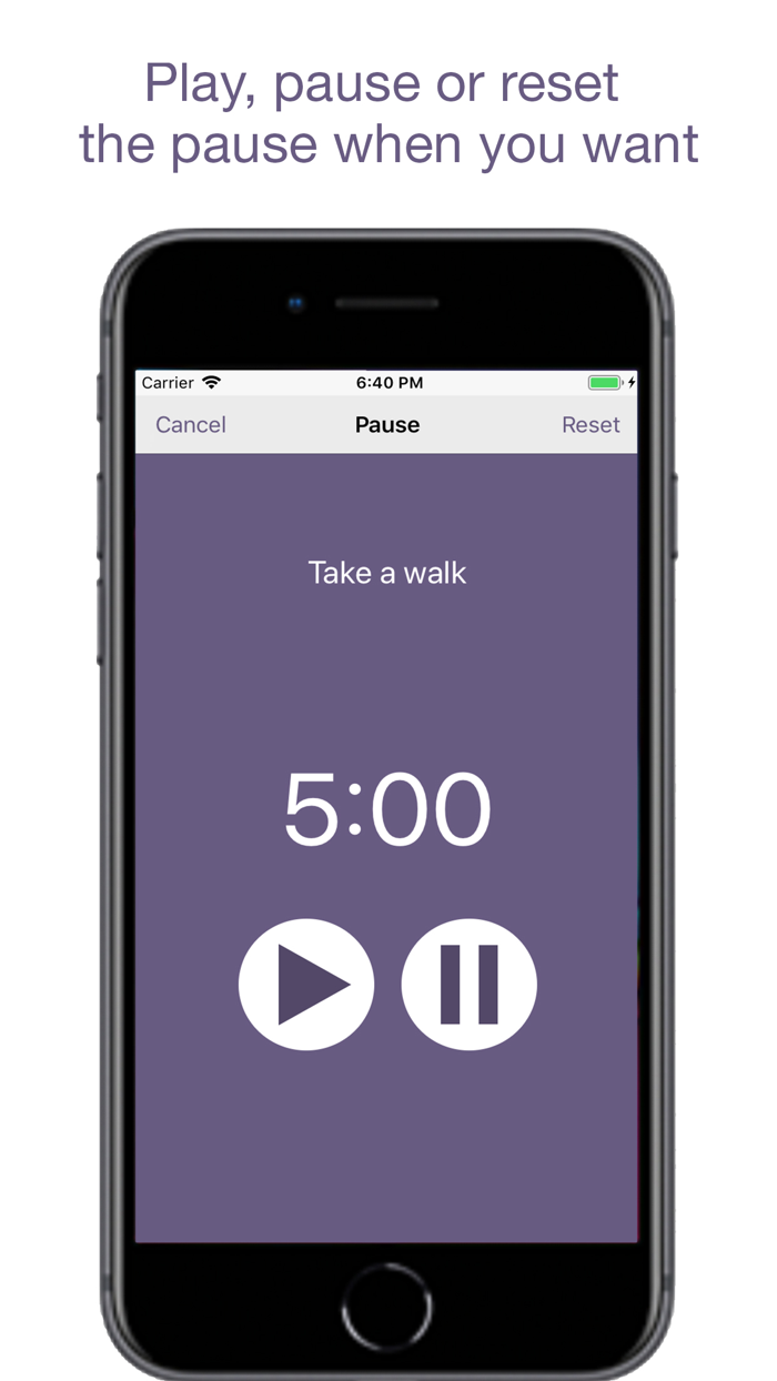 Pause - A Simple Reminder App