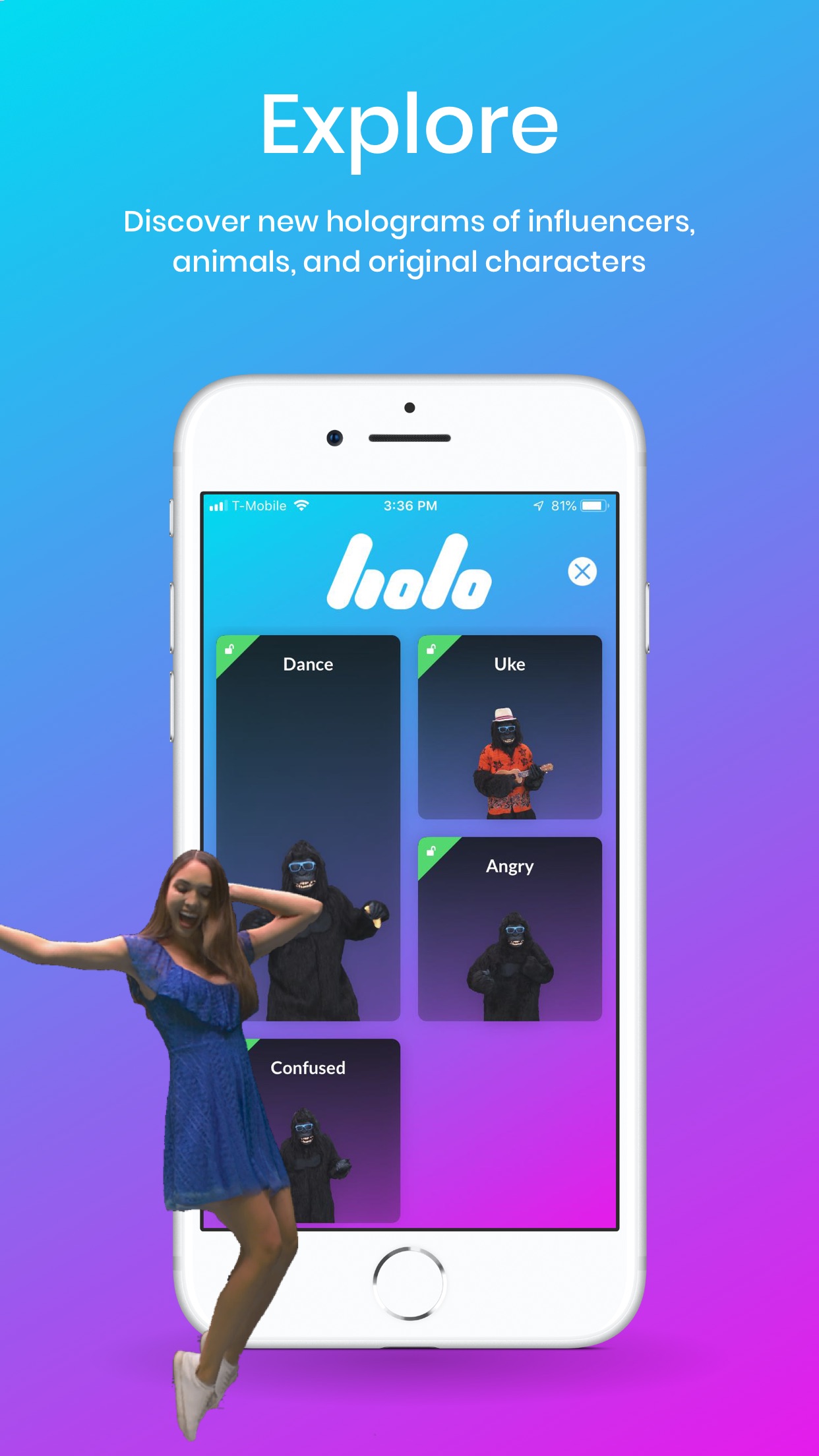 Screenshot do app Holo