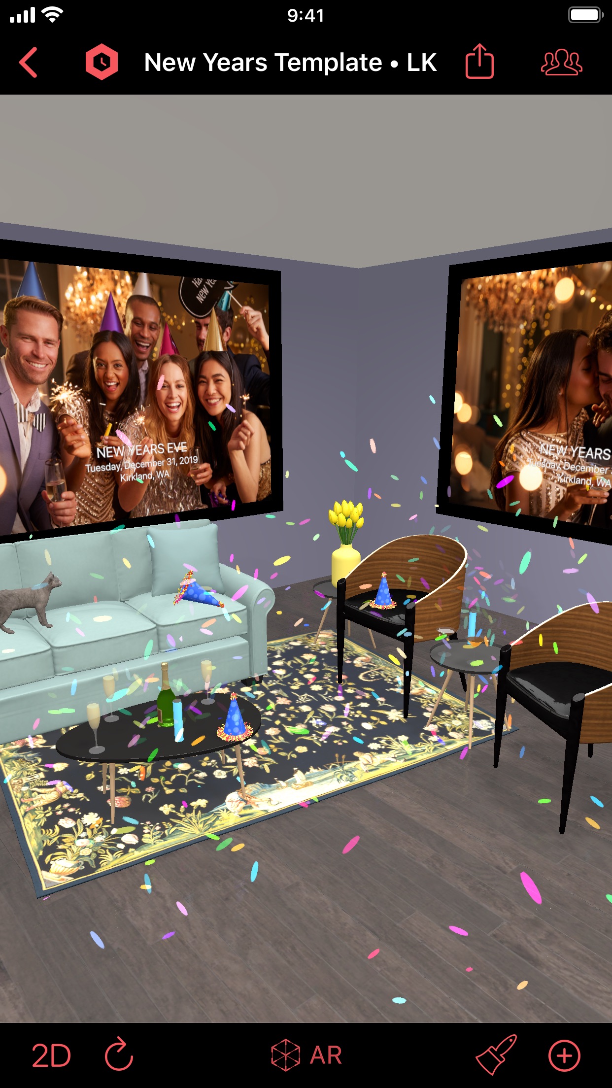 Screenshot do app Timebox Story Studio 3D