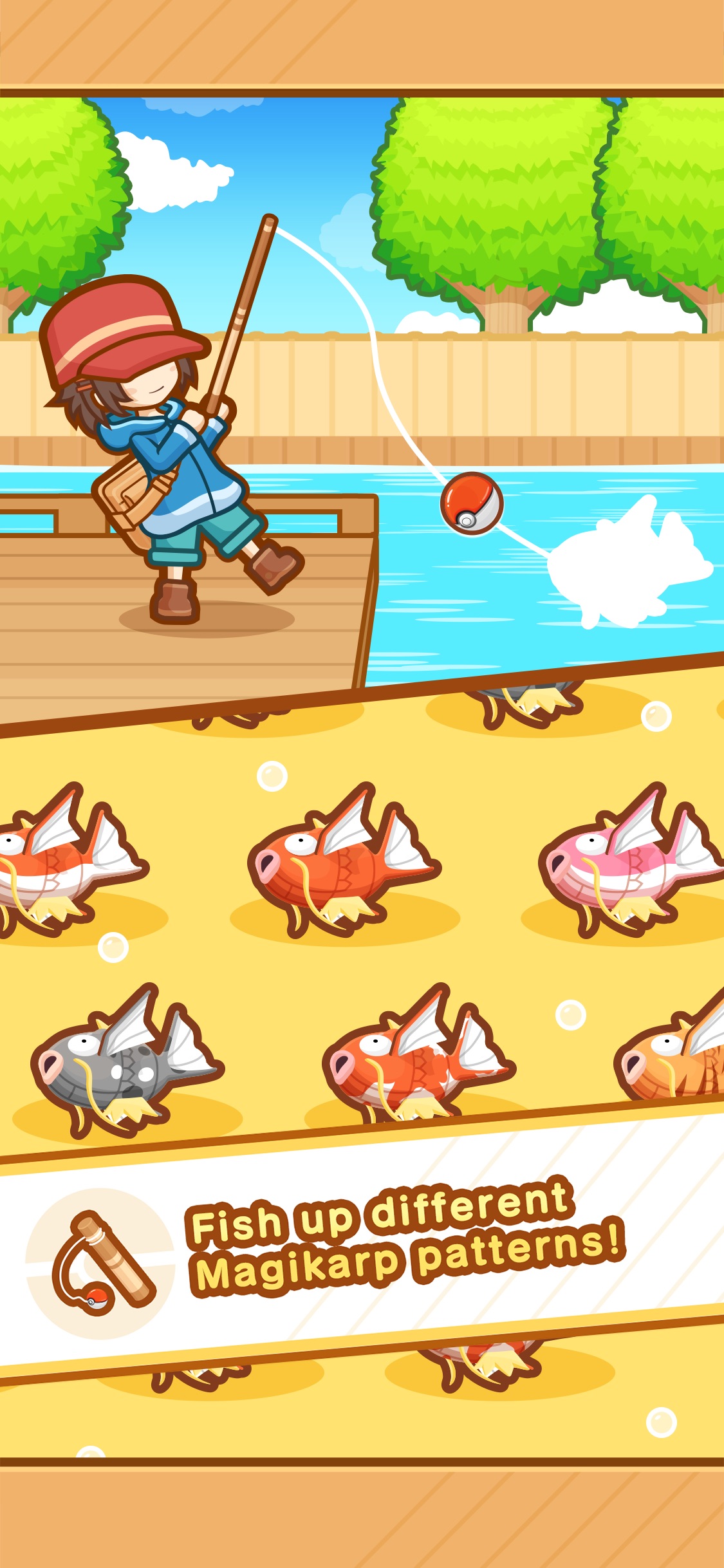 Screenshot do app Pokémon: Magikarp Jump