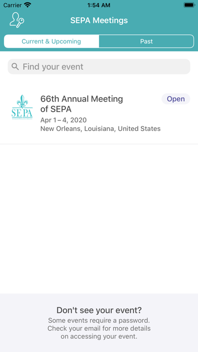 SEPA Meetings screenshot 2