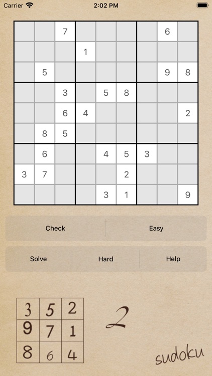 Play sudoku solve