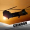 Ultra realistic flight simulator of CH-47 Chinook helicopter