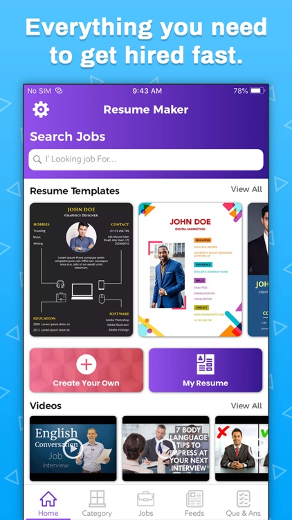 Resume Builder, CV Maker
