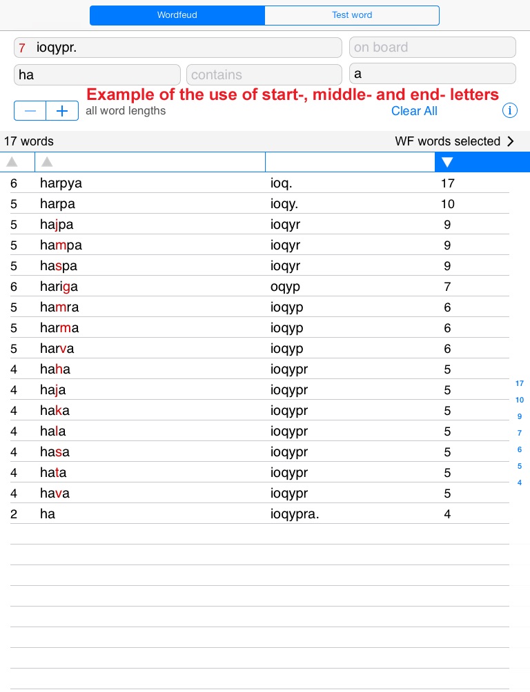 Svenska Words Finder Wordfeud screenshot 2