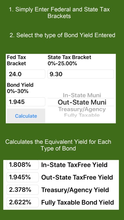 Tax Equivalent Yield Calc screenshot-4