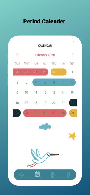 月度週期跟踪器(圖2)-速報App