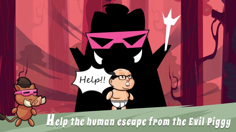 Piggy Jump Human Run screenshot-0