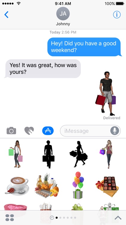 I Love Shopping Sticker Pack