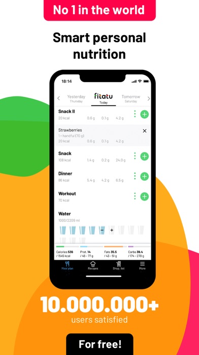 How to cancel & delete Fitatu Calorie Counter & Diet from iphone & ipad 1