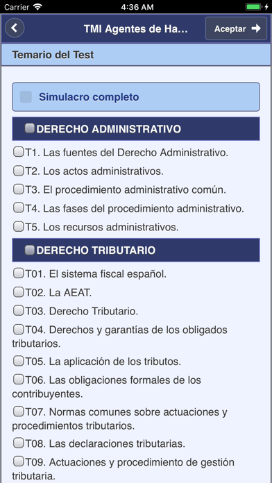 How to cancel & delete Agentes de Hacienda Test Me In from iphone & ipad 2