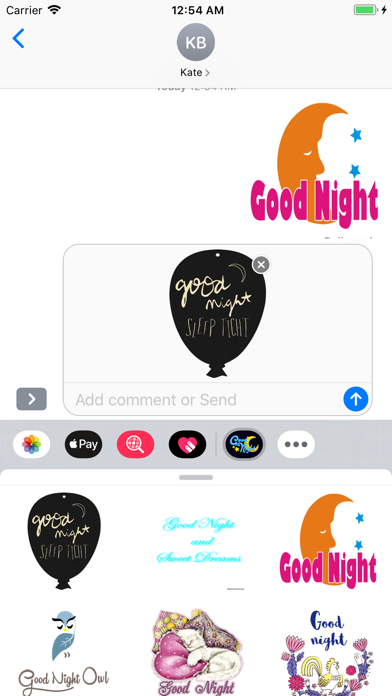 Good Night Stickers screenshot 3