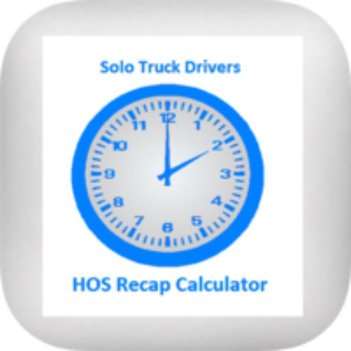 Solo Trucker Hours of Service Recap Calculator