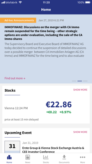 Immofinanz Investor Relations