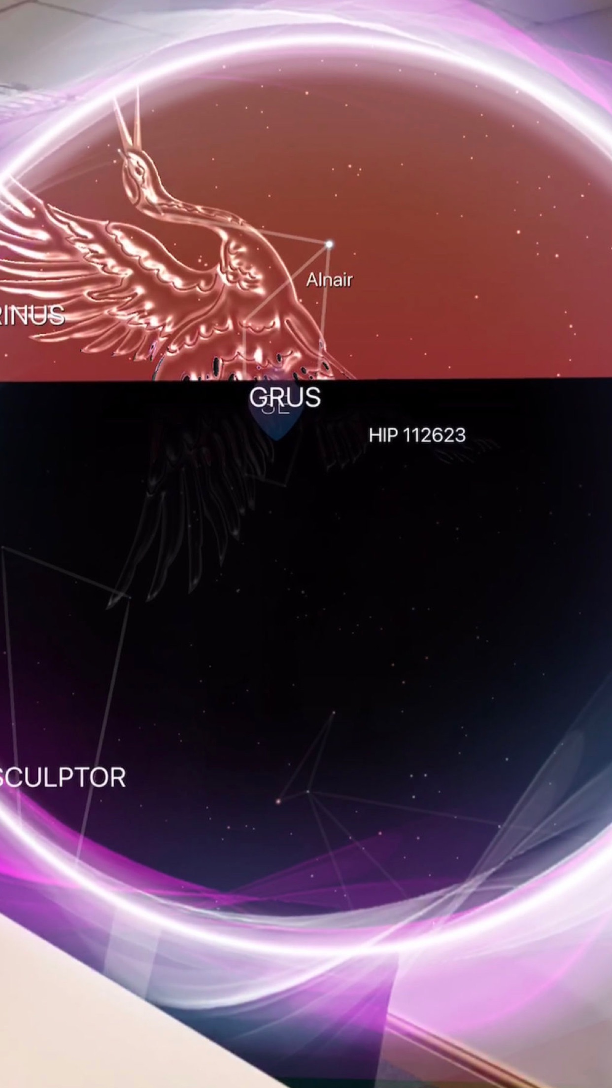 Screenshot do app Night Sky