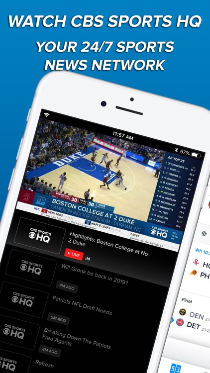 CBS Sports App Scores & News