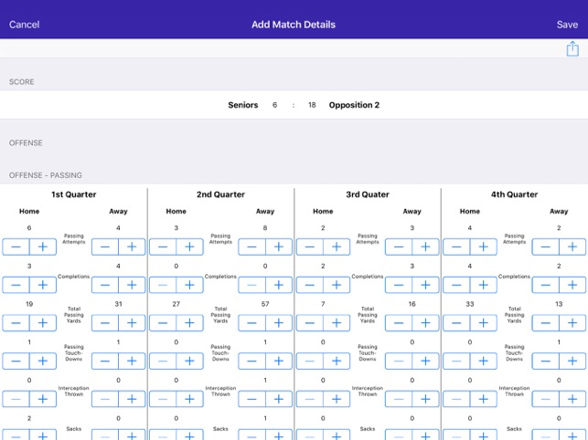 American Football Statistics(圖1)-速報App