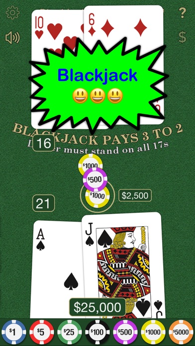 free blackjack app