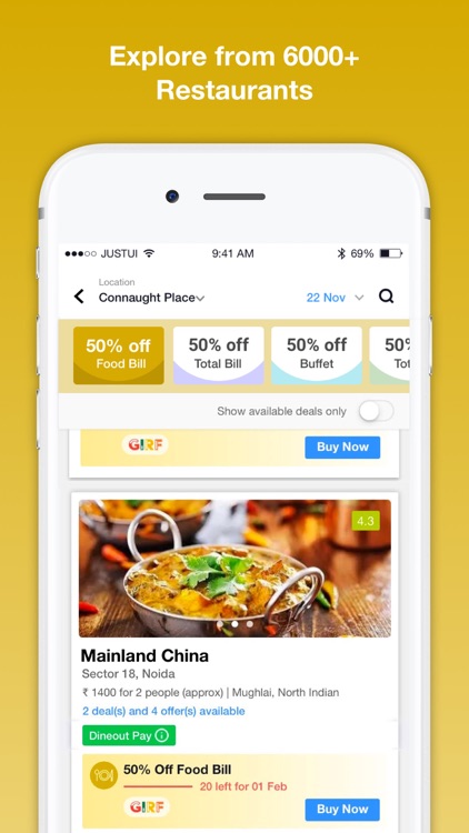 Dineout: Reserve a Table