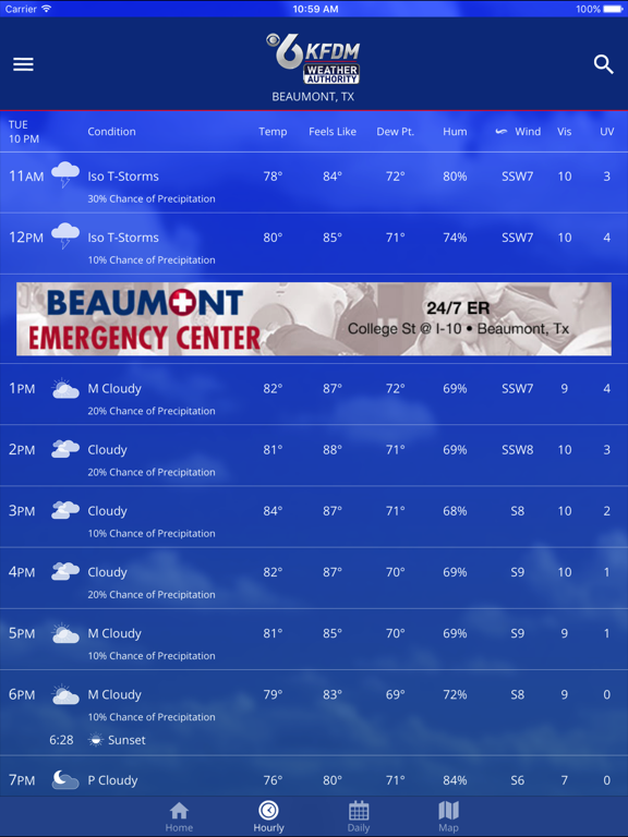 KFDM WX screenshot 3