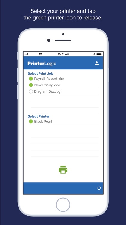 PrinterLogic Print Release App