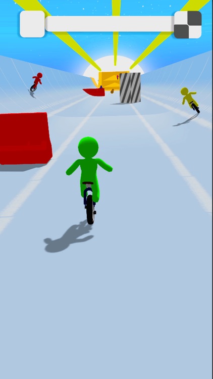 Happy Wheel Race 3D:Stickman