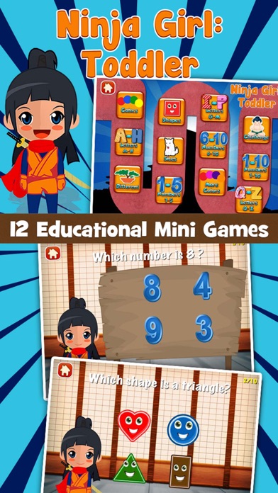 How to cancel & delete Ninja Girl Games for Toddlers from iphone & ipad 1