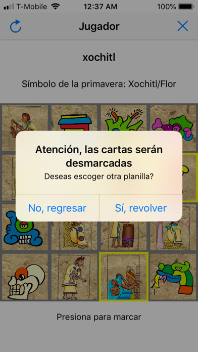 Lotería Náhuatl screenshot 3