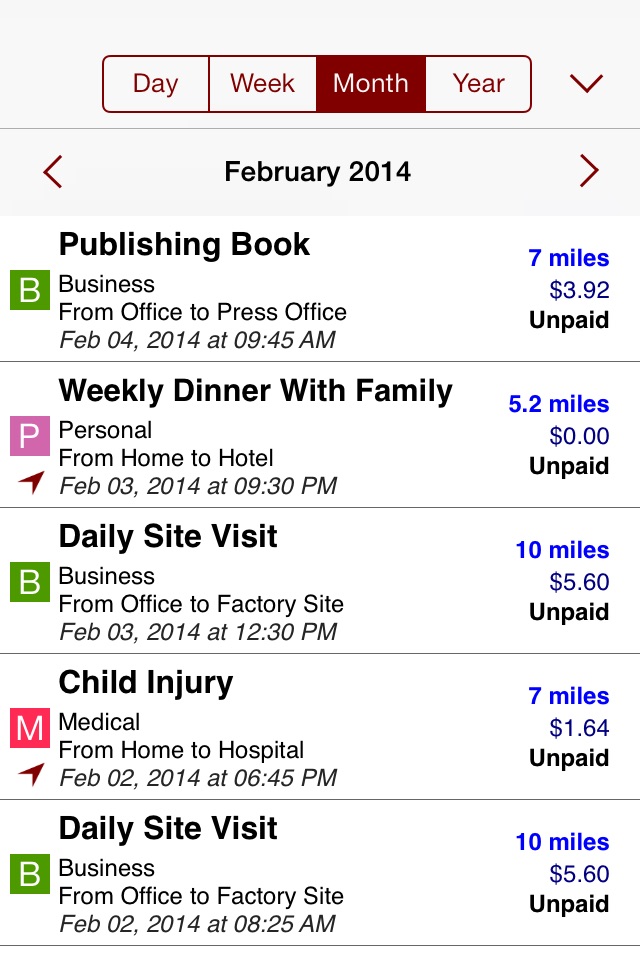 Trip Miles Plus screenshot 3