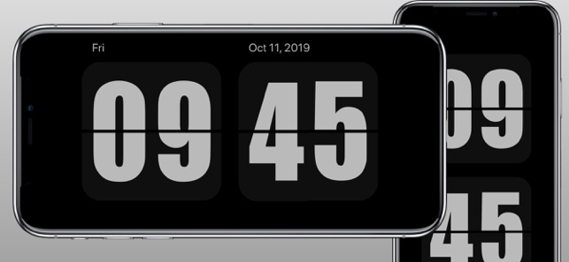 Flip Clock フルスクリーンの目覚まし時計 をapp Storeで