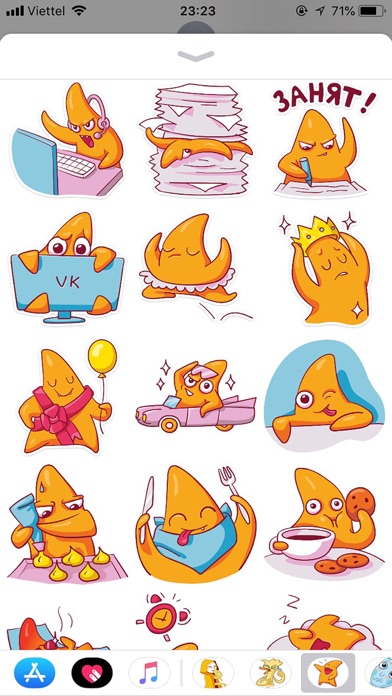 How to cancel & delete Star Cute Pun Funny Stickers from iphone & ipad 3