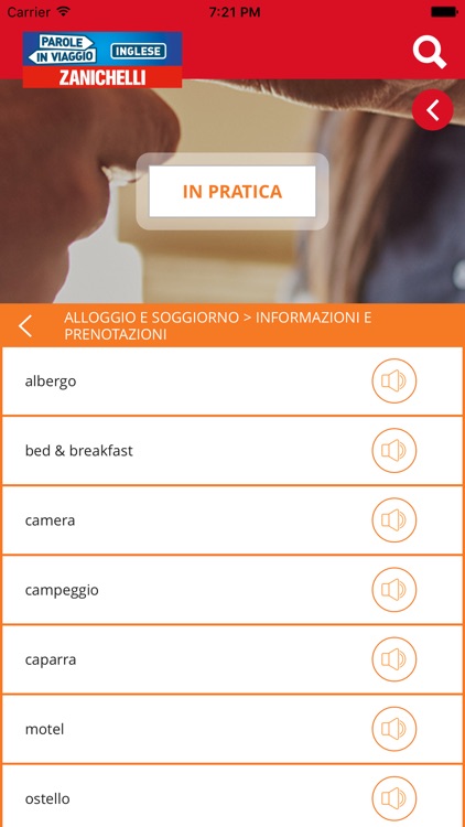 Parole in viaggio - Inglese