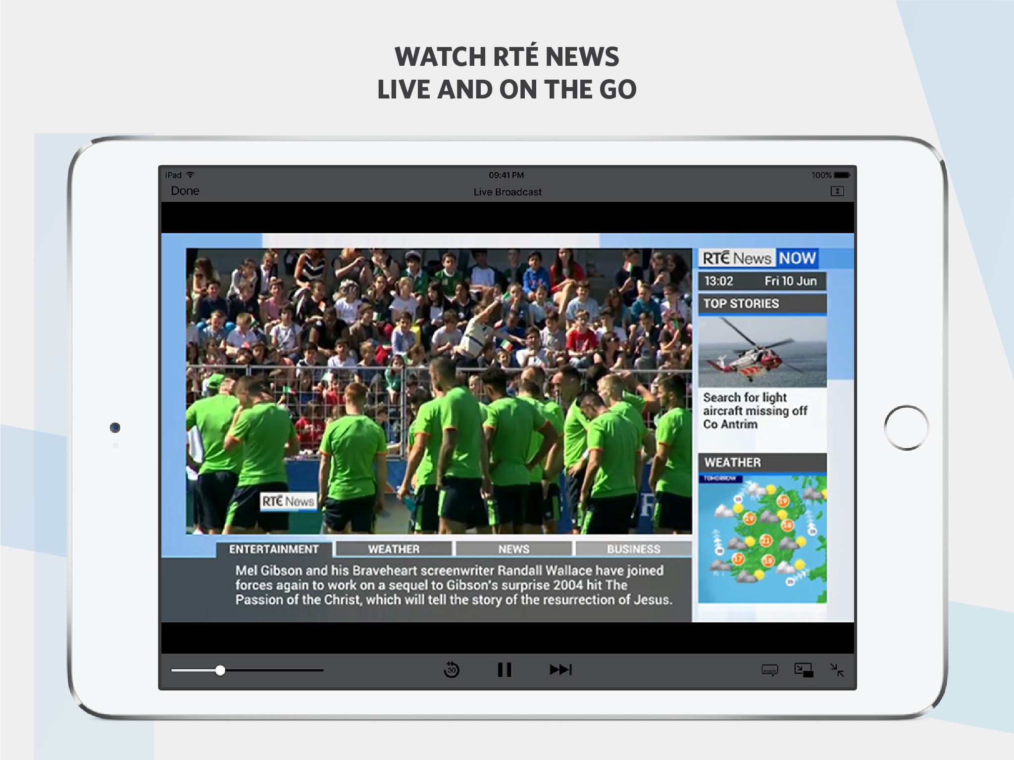 RTÉ News screenshot 4