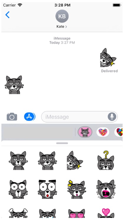 BE-Cat Small 1 Stickers