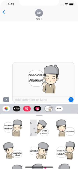 Muslim Boy Stickers Pack(圖6)-速報App