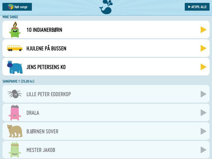 Sanglege - Fagtesange til Børn