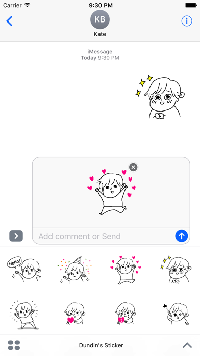 Dundin's Stickerのスクリーンショット1 Dundin's Stickerのスクリーンショット1