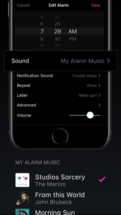 Alarm Clock - My Music Alarms screenshot-3