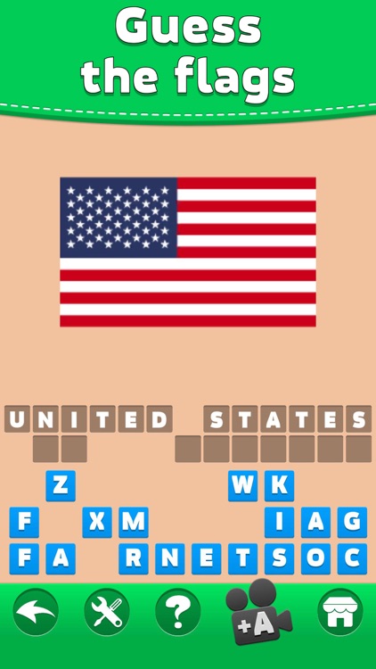 Flags Quiz - Word Puzzle Game by Vikentii Zemskov