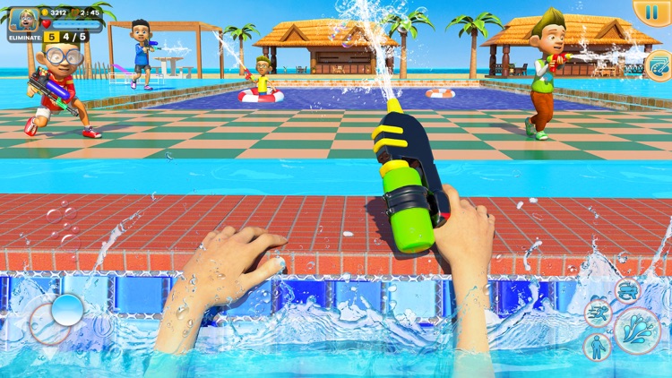 Water Shooting Pool Gun Arena screenshot-0