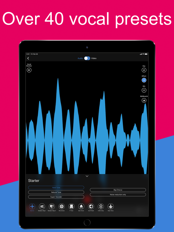 Voloco: auto voice tune karaoke, free use of your music screenshot