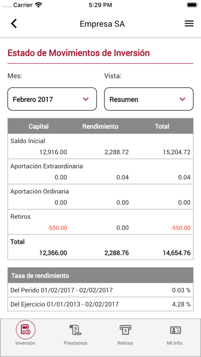 INVEX Ahorro screenshot 3