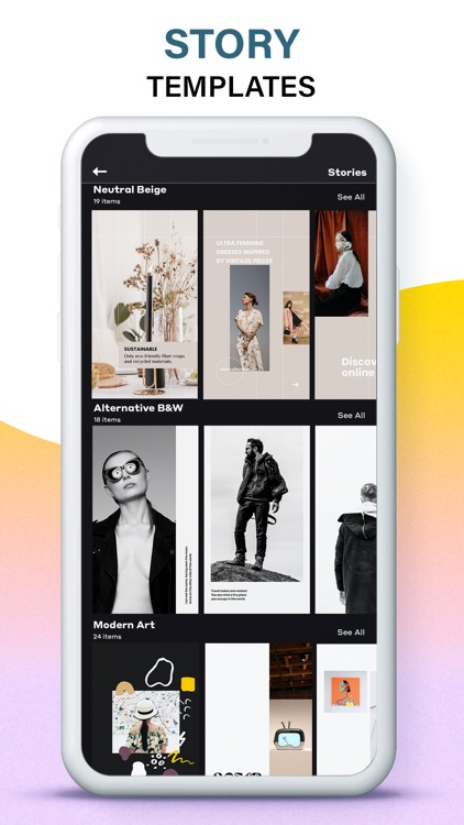 Grids: Giant Square, Templates screenshot-7