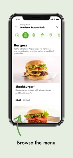 Shake Shack app screenshot