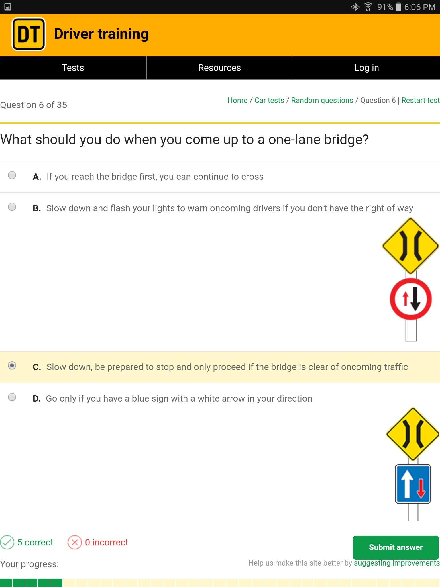 DT Driving Tests Theory screenshot 4