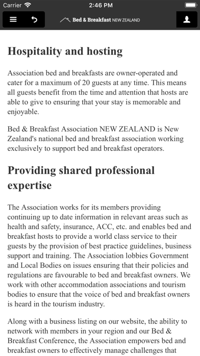 How to cancel & delete Bed & Breakfast Association NZ from iphone & ipad 3