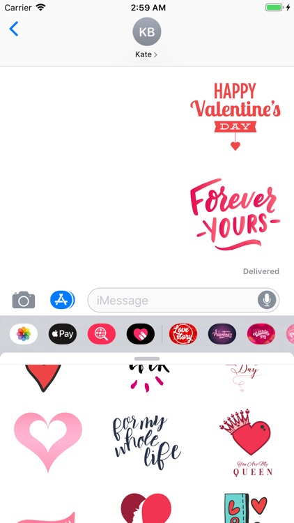 Happy Valentines Day Stickers screenshot-2