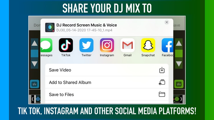 DJ Record Screen Music & Voice